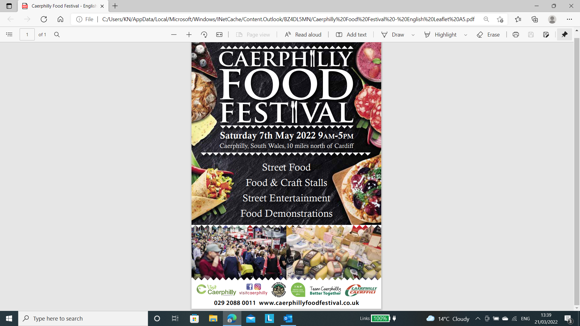 Caerphilly Food Festival 2022 Caerphilly Town Council Caerphilly Town